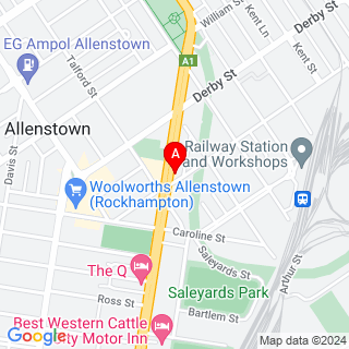 Gladstone Rd & Stanley St location map