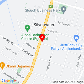 Silverwater Rd & Egerton St location map