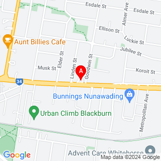  Whitehorse Rd & Goodwin St location map