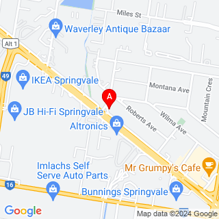 Princes Hwy & Kalimna Ave location map