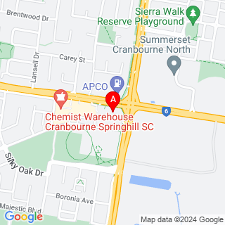 Narre Warren Rd & Thompsons Rd location map