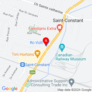Rue St Pierre & Rue Prince location map