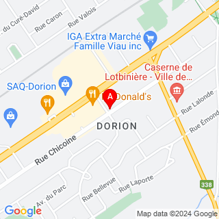 rue Chicoine & ave Ranger location map