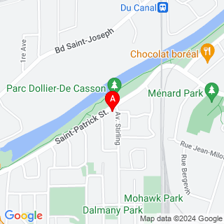 Saint-Patrick St & Av. Stirling location map