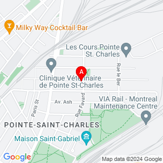 Rue Bourgeoys & Rue Favard location map