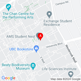 University Blvd & Wesbrook Mall  location map