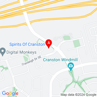 Cranston Blvd SE & Cranleigh Dr SE location map