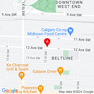12th Ave SW & 12th St SW location map