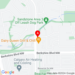 Sandarac Dr NW & Sandarac Rd NW location map