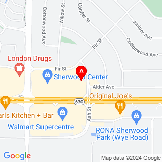 Ash St A & Alder Ave location map