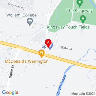 Werrington Rd & Great Western Hwy location map