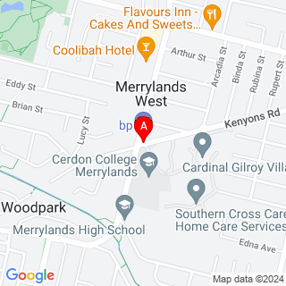 Kenyons Rd & Sherwood Rd location map