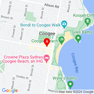 Coogee Bay Rd & Arden St location map