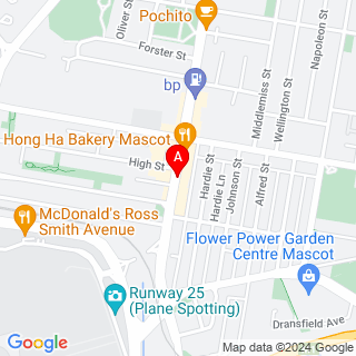 Botany Rd & King ST location map