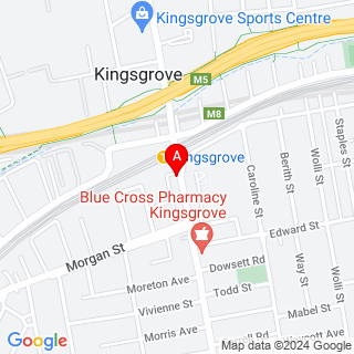 Kingsgrove Rd & Mashman Ave location map