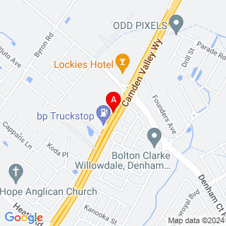 Camden Valley Way & Ingelburn Rd location map