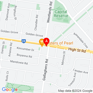 Gallaghers Rd & High St Rd location map