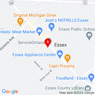 Talbot St S & Arthur Ave location map