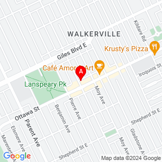 Ottawa Street & Hall Ave location map