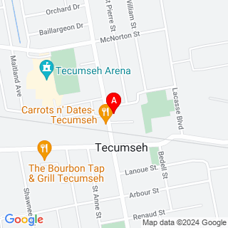 Lesperance Rd & St Denis St location map