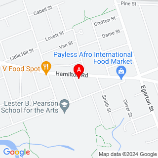 Hamilton Rd & Pegler St location map