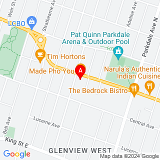 Queenston Road & Walter Ave S location map