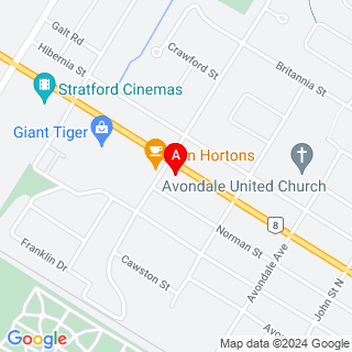Huron St & Forman Ave location map