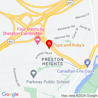 Preston Pkwy & Shantz Hill Rd location map