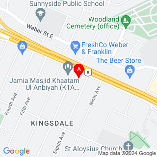Kingsway Drive & Franklin St S location map