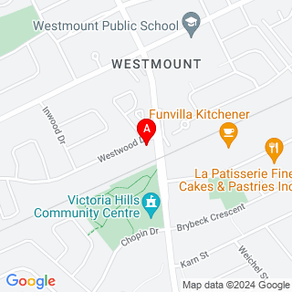 Westwood Drive & Westmount Rd W location map