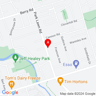Park Lawn Rd & Waniska Ave  location map