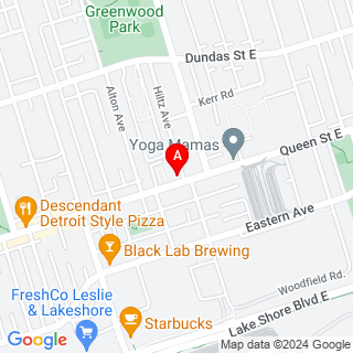 Queen St E & Hiltz Avenue location map