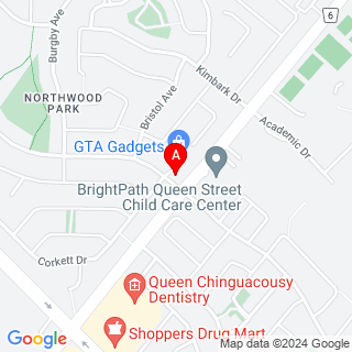 Queen St W & Major Wm Sharpe Dr location map