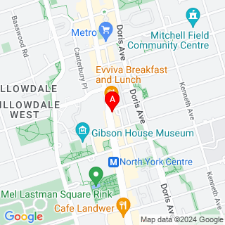 Yonge St & Parkview Ave location map