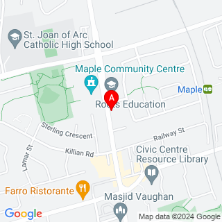 Keele St  & Major Mackenzie Dr location map