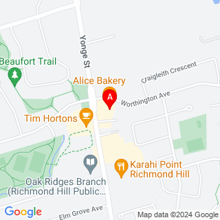 Yonge St. & Worthington Ave. location map