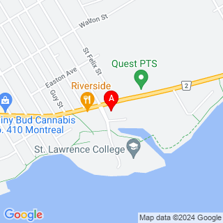 Montreal Rd & St. Lawrence Dr location map