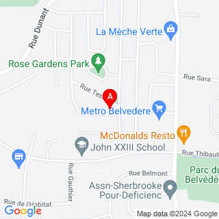Rue Tessier & Rue Des Boises location map