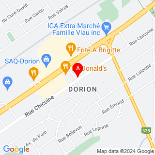 rue Chicoine & ave Ranger location map