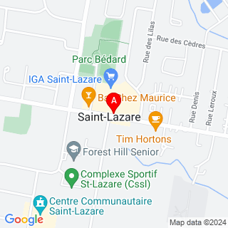 Chemin Ste Angelique & Mnt St Lazare location map