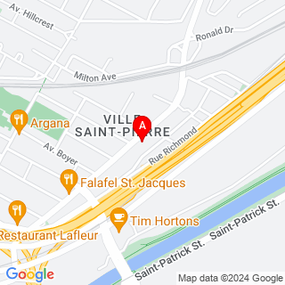 Avenue Ouelette & Rue Camille location map