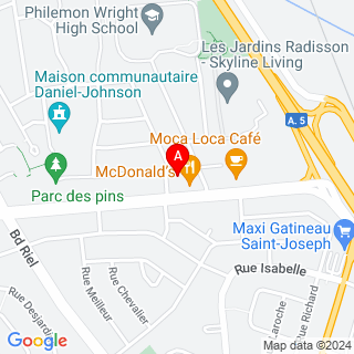 Rue Georges-Bilodeau & Boulevard du Mont-Bleu location map