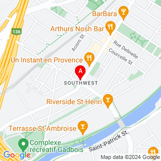 Notre-Dame St W & Rue Saint-Rémi location map