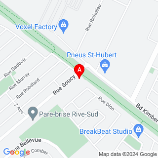 Rue Soucy & Bd Maricourt location map