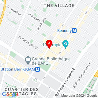 Boul de Maisonneuve E & St Andre St location map