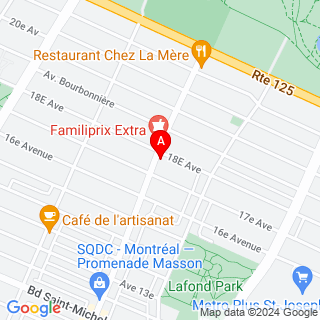 rue Masson & ave 18e location map