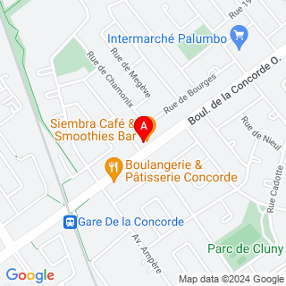 Boulevard de la Concorde O & Rue de Roanne location map