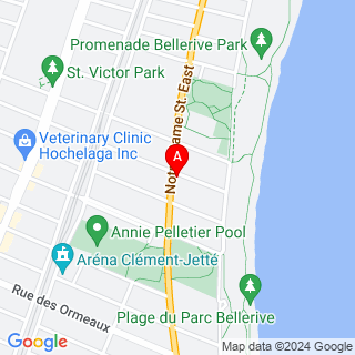 Rue Notre Dame E & Rue Paul-Pau location map