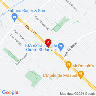 Boulevard du curé-Labelle & Rue Jeannette location map
