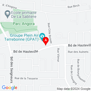 Bd de Hauteville & Rue Côte Boisée location map